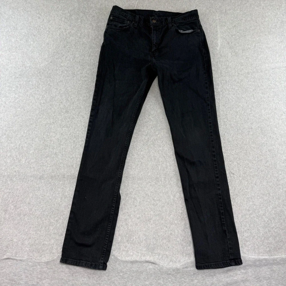 Levi's 511 Slim Fit Jeans Mens 32x34 Black Stretch Denim Casual